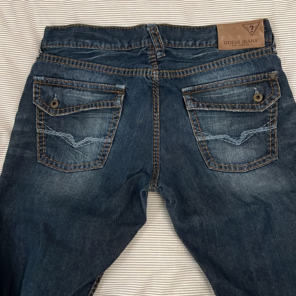 Guess Falcol slim bootcut jeans size 36x34